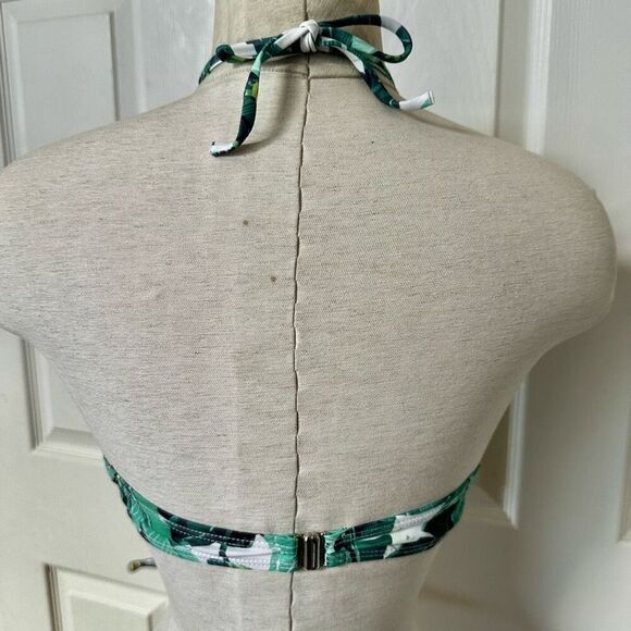 Ekouaer green leaf bikini top - Picture 4 of 8